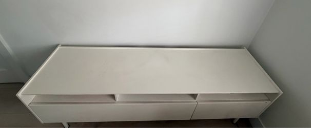 white TV stand ikea