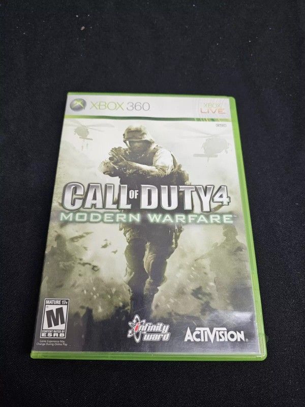NEW CALL OF DUTY 4 MODERN WARFARE MICROSOFT XBOX 360