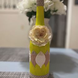 Decorated Wine bottle