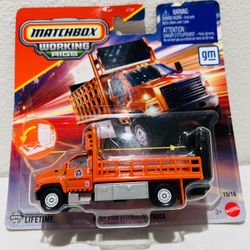 Matchbox Working Rigs GMC 3500 Attenuator Truck