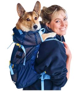 K9 Sport Sack Kloud - Large, Blue - Ideal for Dogs with 20-22” Back Length