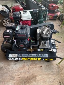 Central Pneumatic 9 Gallon Gas Air Compressor