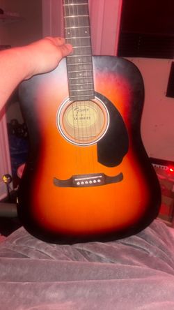 Fender acoustic guitar