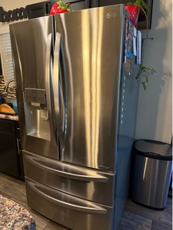 LG refrigerator stainless steel