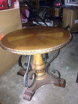 2 wood end tables and 1 coffee table