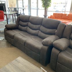 Gray Sofa Loveseat And Chair Recliners