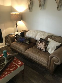 Leather sofa