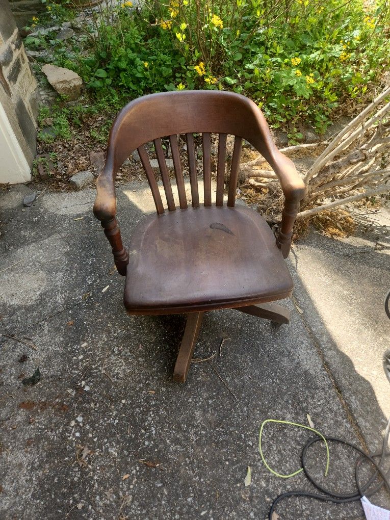Antique Office Swivel Chair