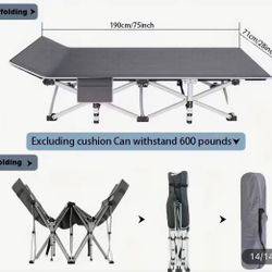 Foldable Camping Bed/ Guest Cot 