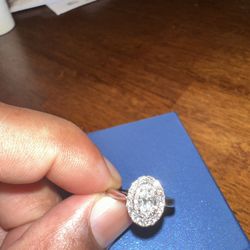 2 1/2 CTW Lab diamond Engagement Ring 