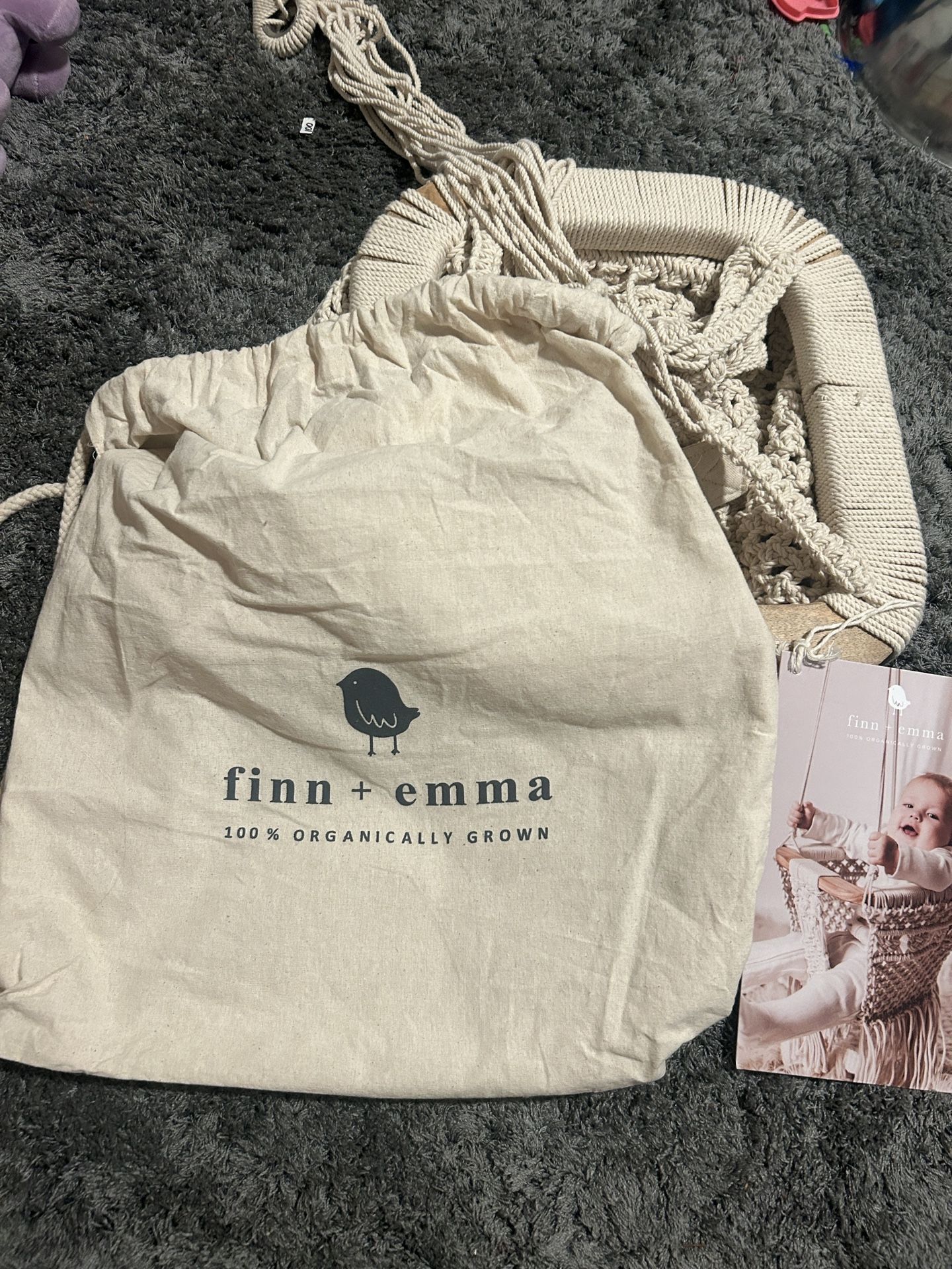 Finn + Emma Boho Macrame Baby Swing
