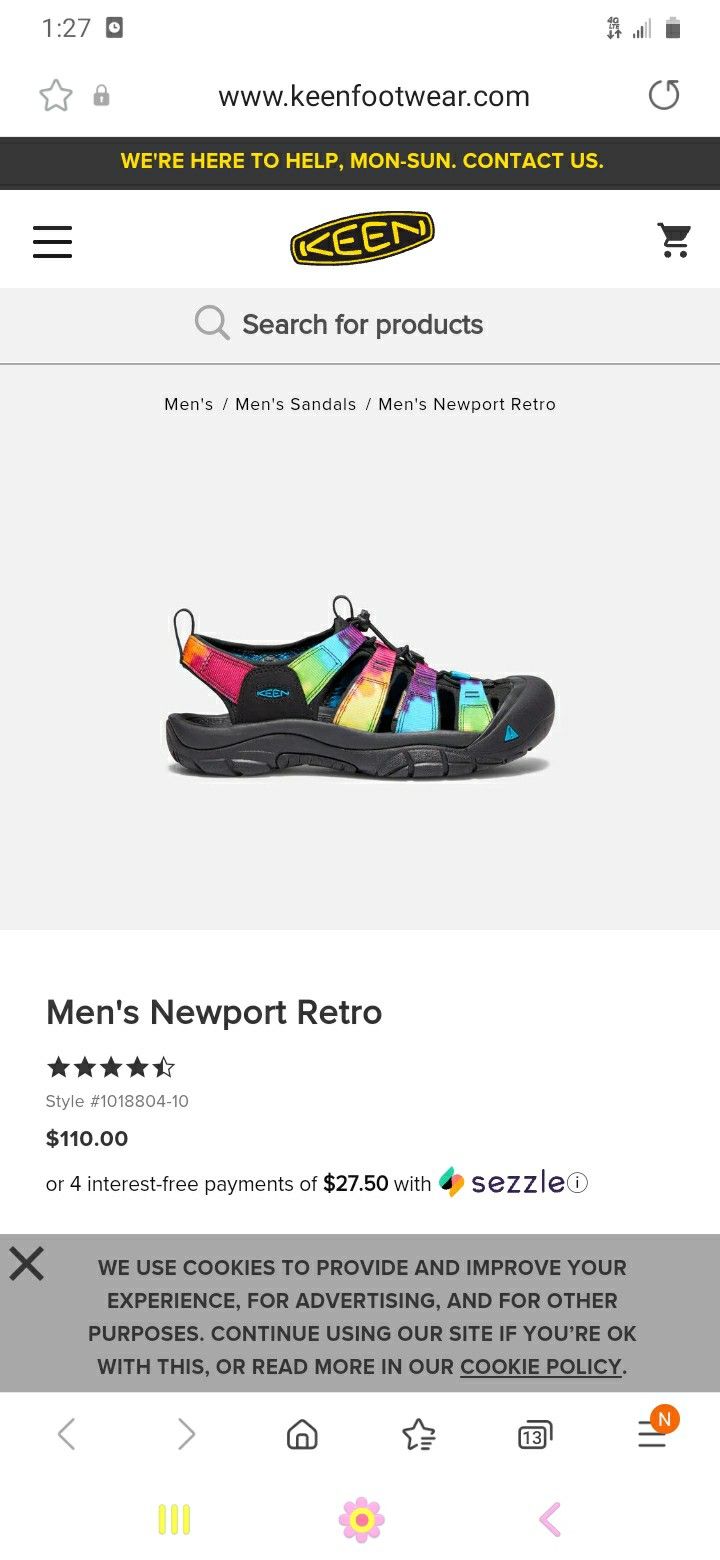 Keen Tie Dye Sandals Shoes