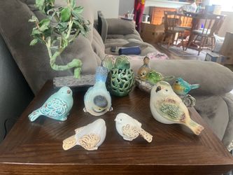 Ceramic birds