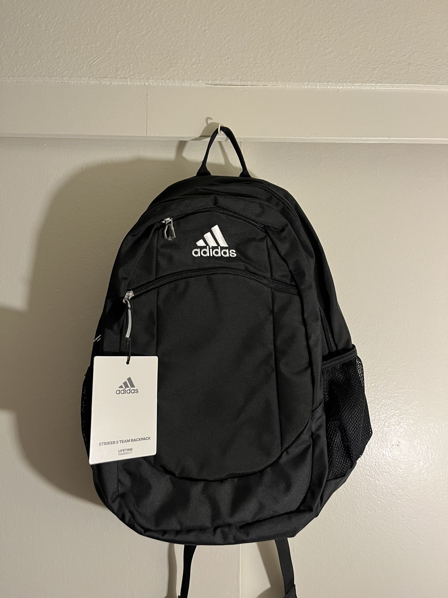 Adidas Black And White Backpack