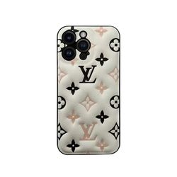 Monogram iPhone Case -Black-for iPhone 15 Pro Max 