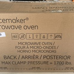 GE PEM31DFWW Profile 1.1 Cu. Ft. White Countertop Microwave