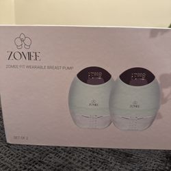 Zomee Fit Wearable Breast Pump – Set of 2 (Brand New)