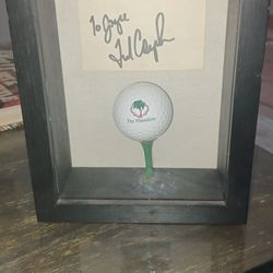 FRED COUPLES Signed Display W/golf ball PLANTATION $100obo