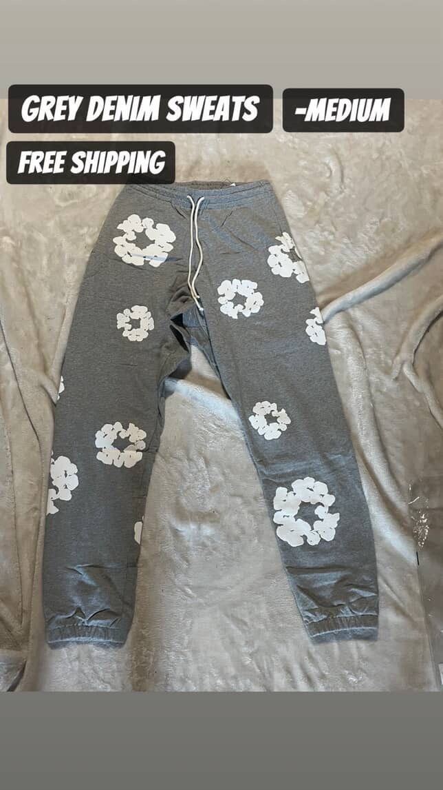 Grey Denim Sweats
