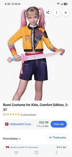 Rumi Kids costume, brans new, size 10 to 12