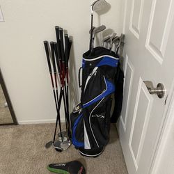 Golf Bag With 1” Longer Clubs