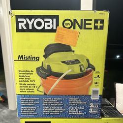 RYOBI - 18V Portable Bucket Top Misting Kit with Battery and Charger