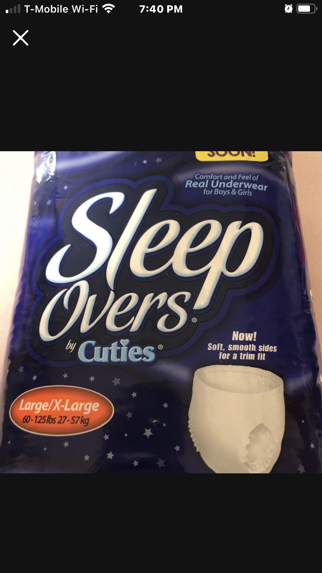 Pull Ups Size Large/xl