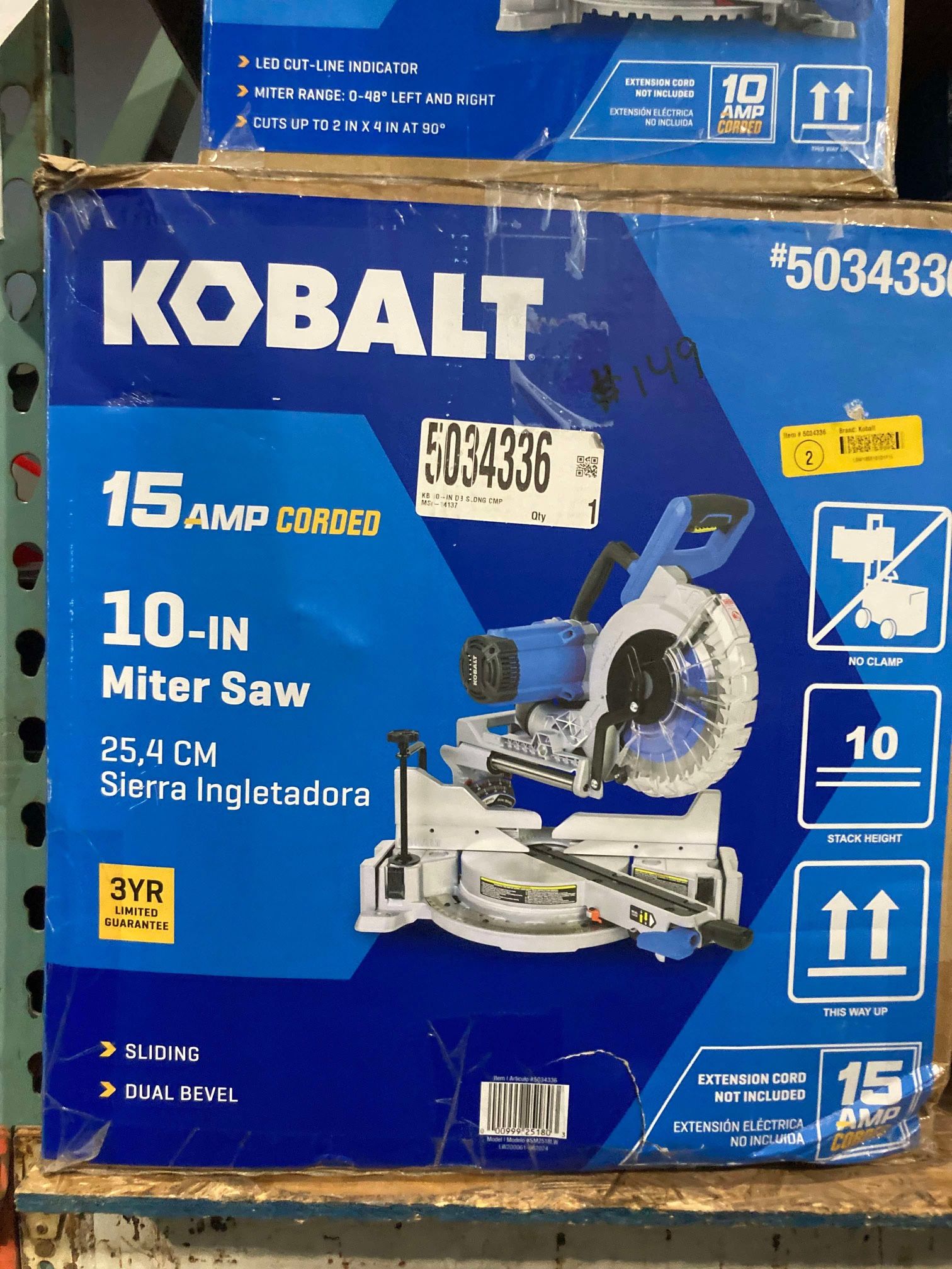 Kobalt 10in Miter Saw