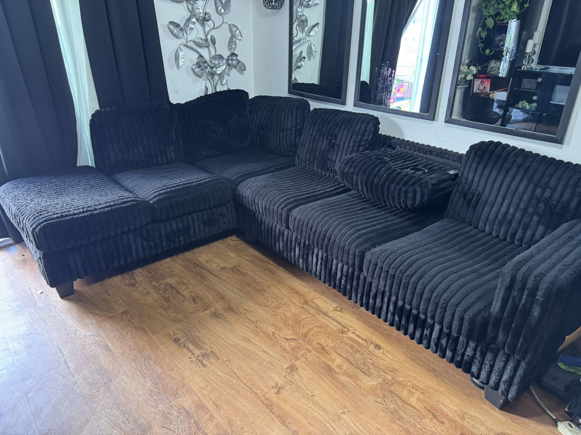Black Sectional Couch