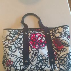 Floral Poppy Coach Purse