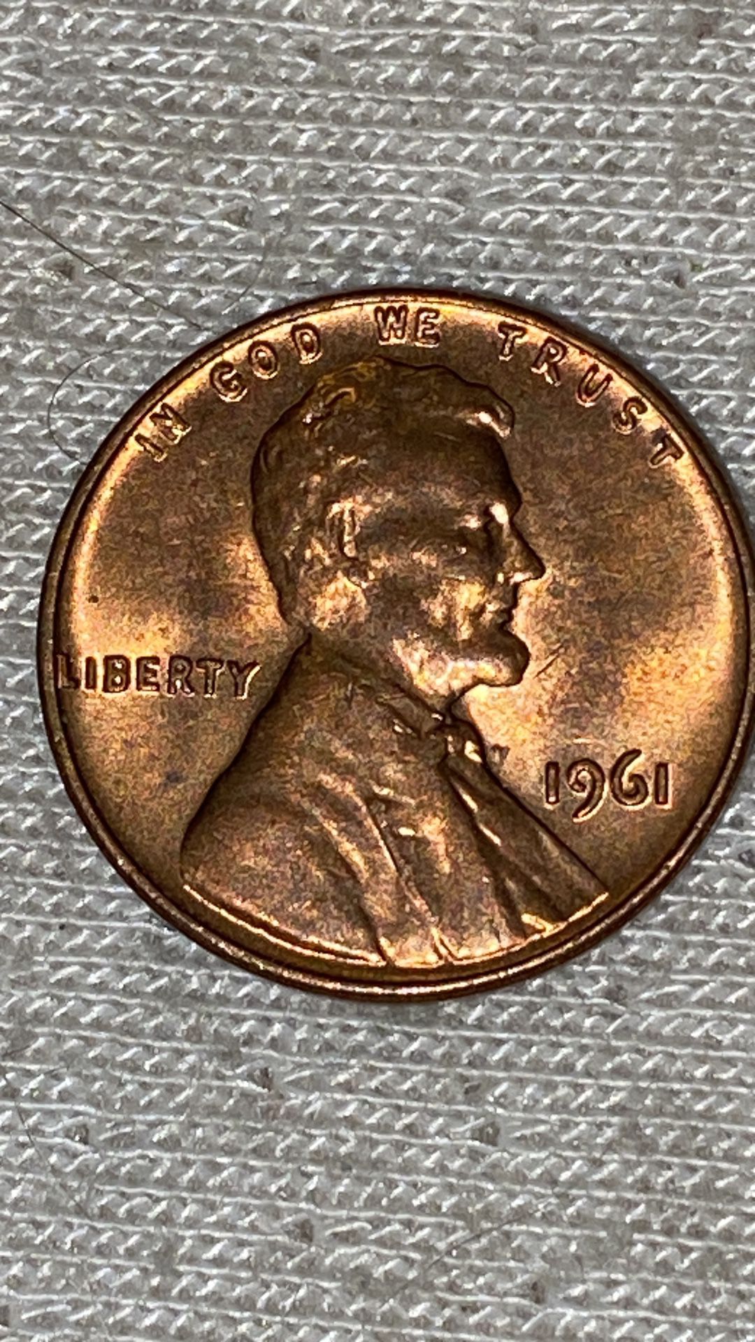 Uncirculated 1961 Lincoln Penny
