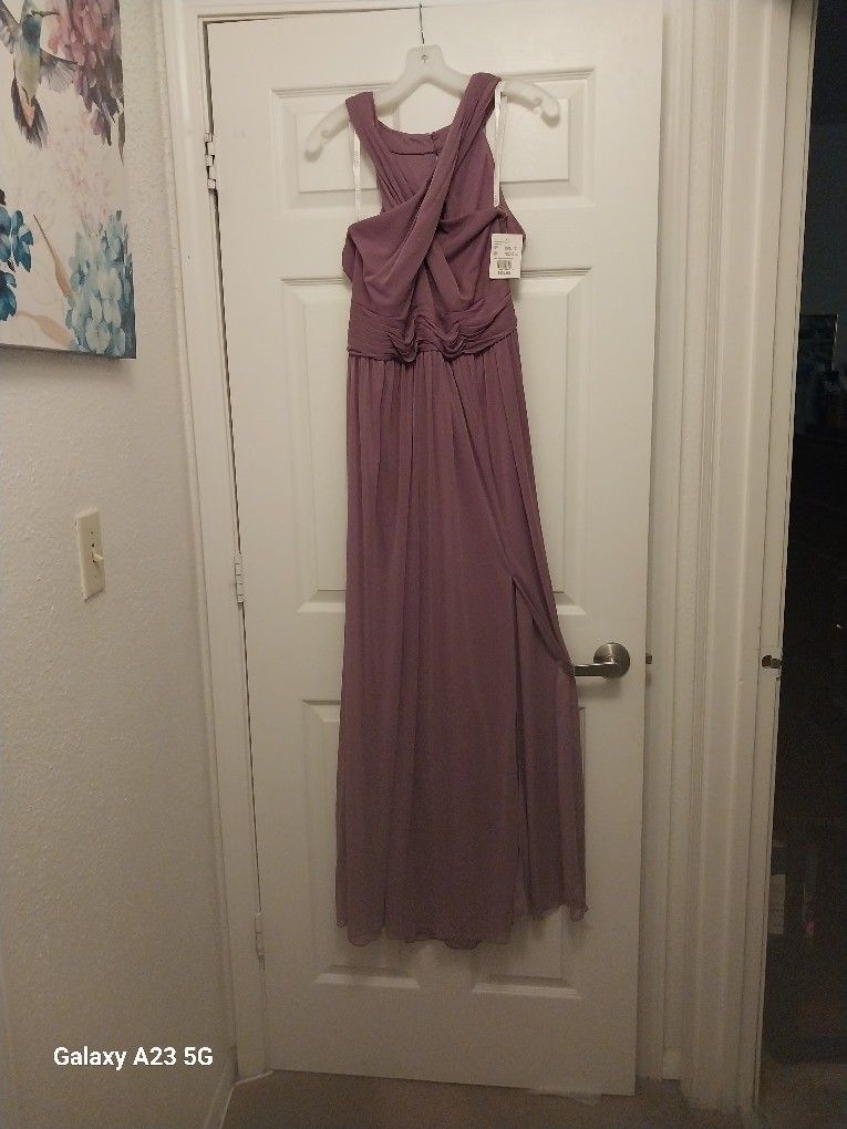 Bridesmaid Or Prom Dress Open Back And Front With Split for Sale in
