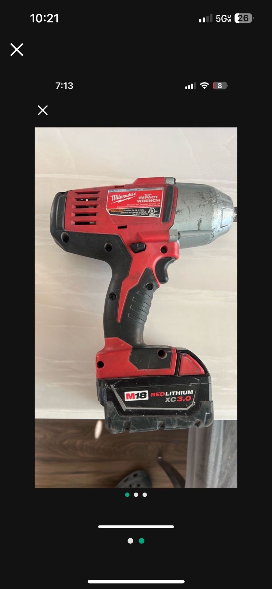 Milwaukee 1/2 Impact