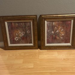 Two Painting 18by18 Inches