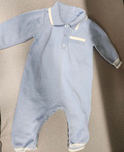 Baby Collar Romper Pants Unknown Size