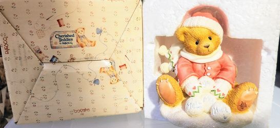 Cherished Teddies Ted "SNOW FUN WHEN YOUR NOT AROUND "