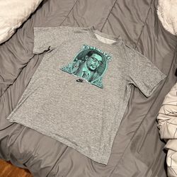 Nike easy money durant graphic dry fit t shirt in gray