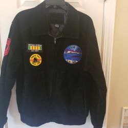 Navy Veteran Vietnam Leather Jacket