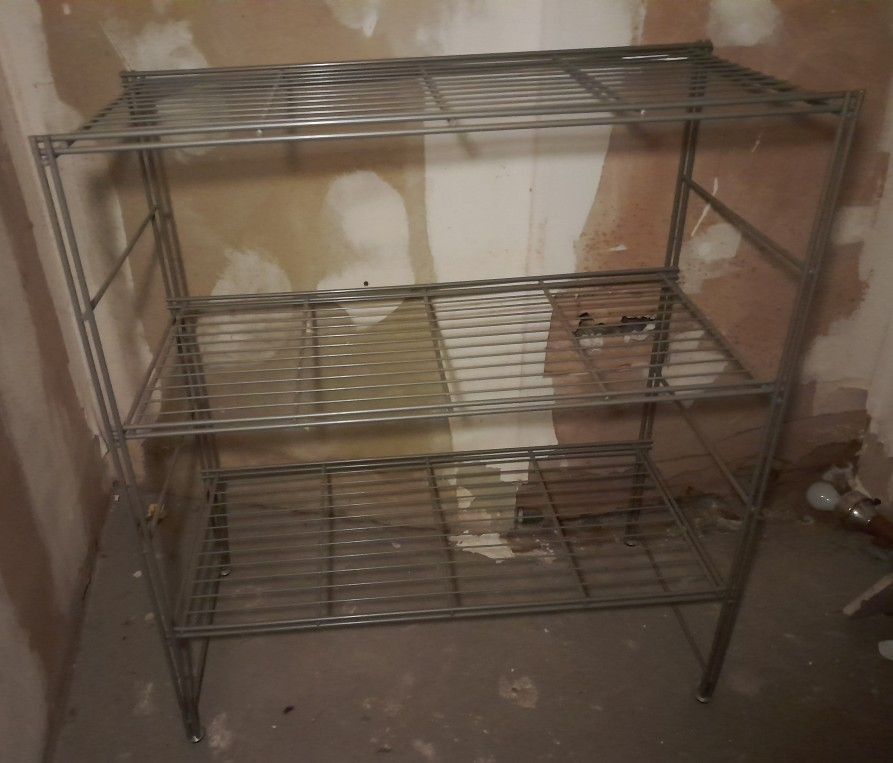 Rack Stand with Shelves