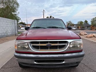 Ford Explorer SUV burgundy  Red