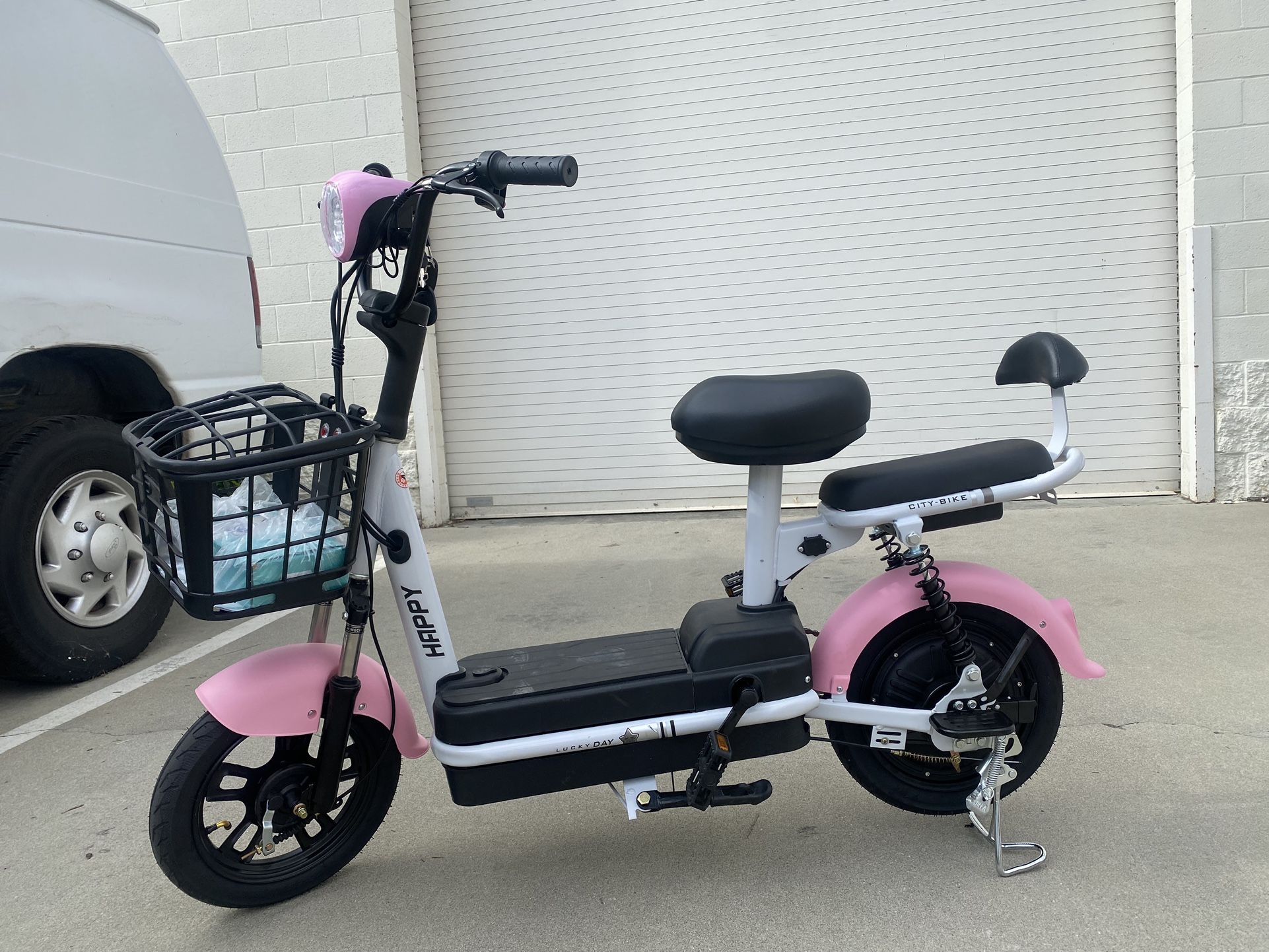 New pink Electric Scooter 350W 14 Inches Wheel