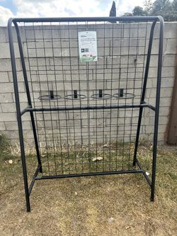 A-Frame Patio Decorative Screen Black 1.83'x5.41'x4.25' - Room Essentialsâ„¢