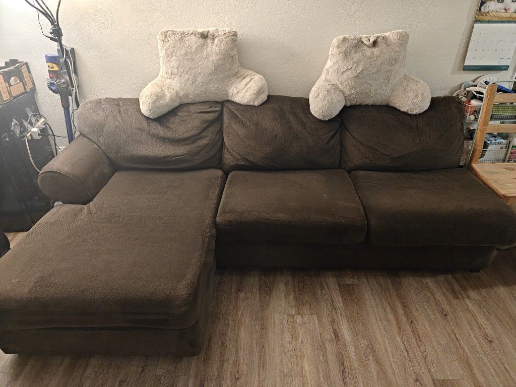Brown Sectional Sofa