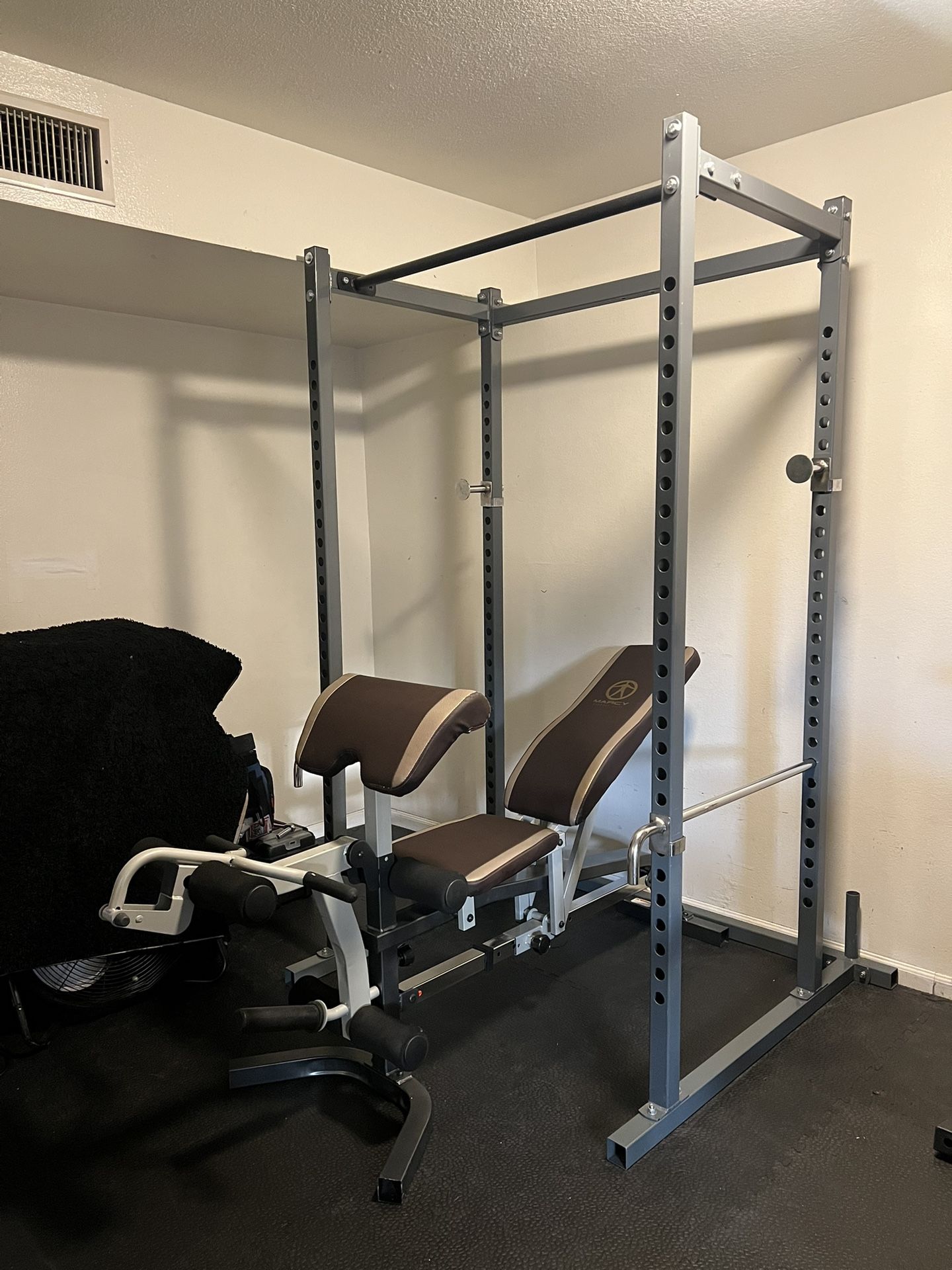 Squat Rack With Bench