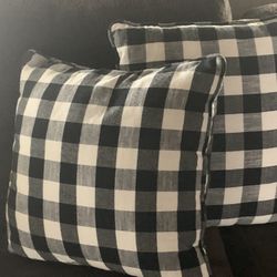 2 Farmhouse Black And White Check 