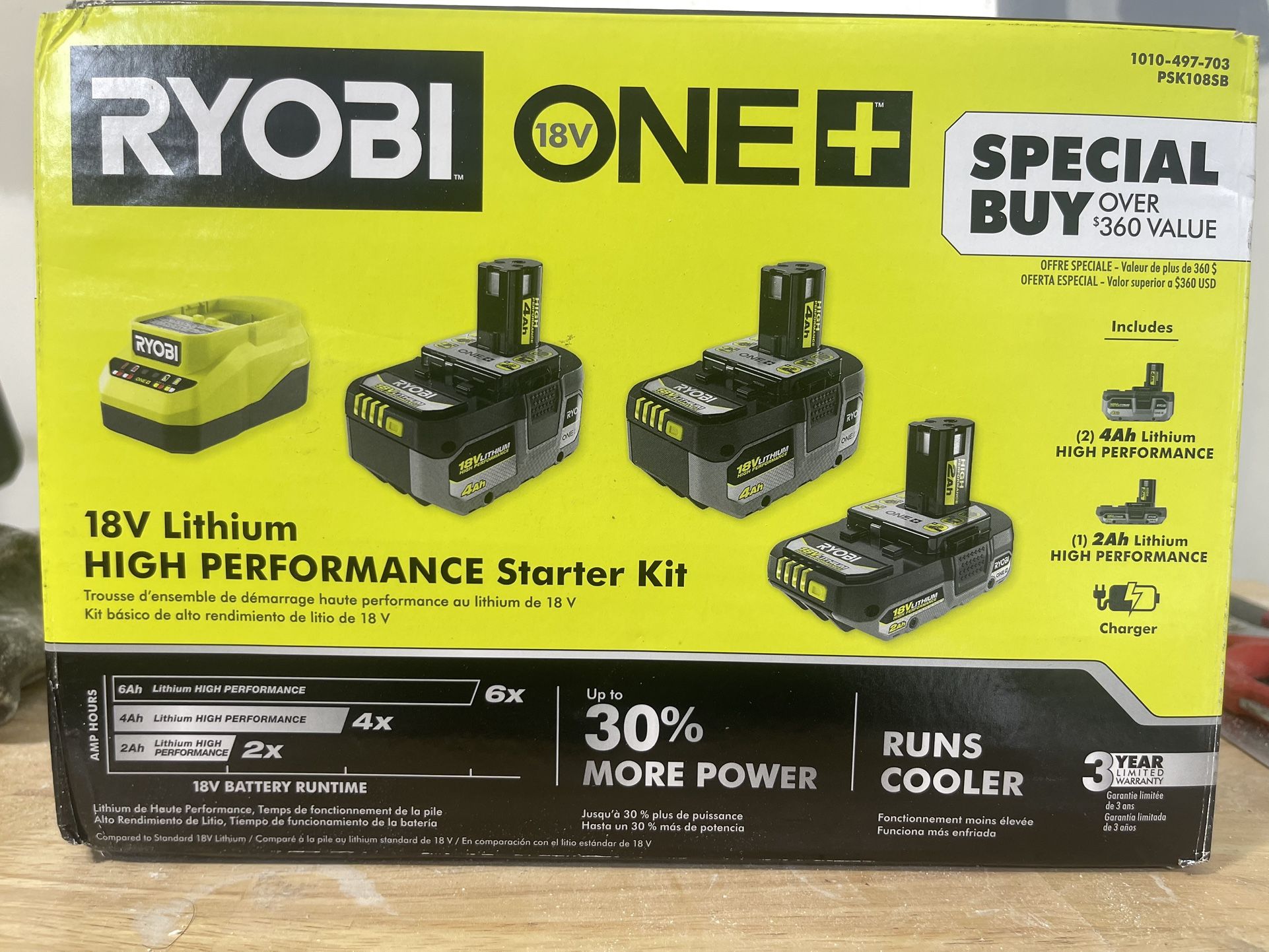 Ryobi Battery and Charger