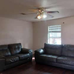 2 Piece Leather Sofas