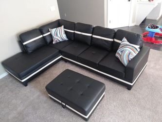 Sectional and Ottoman