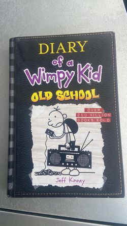 Diary of a wimpy kid hard cover book