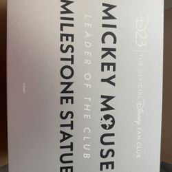 D23 2023 Mickey Mouse Leader of the Club Statue Figurine
